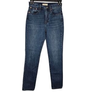 Madewell Women's Straight Leg Jeans - Dark Blue